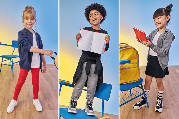 Roupas infantis na escola: critérios-chave